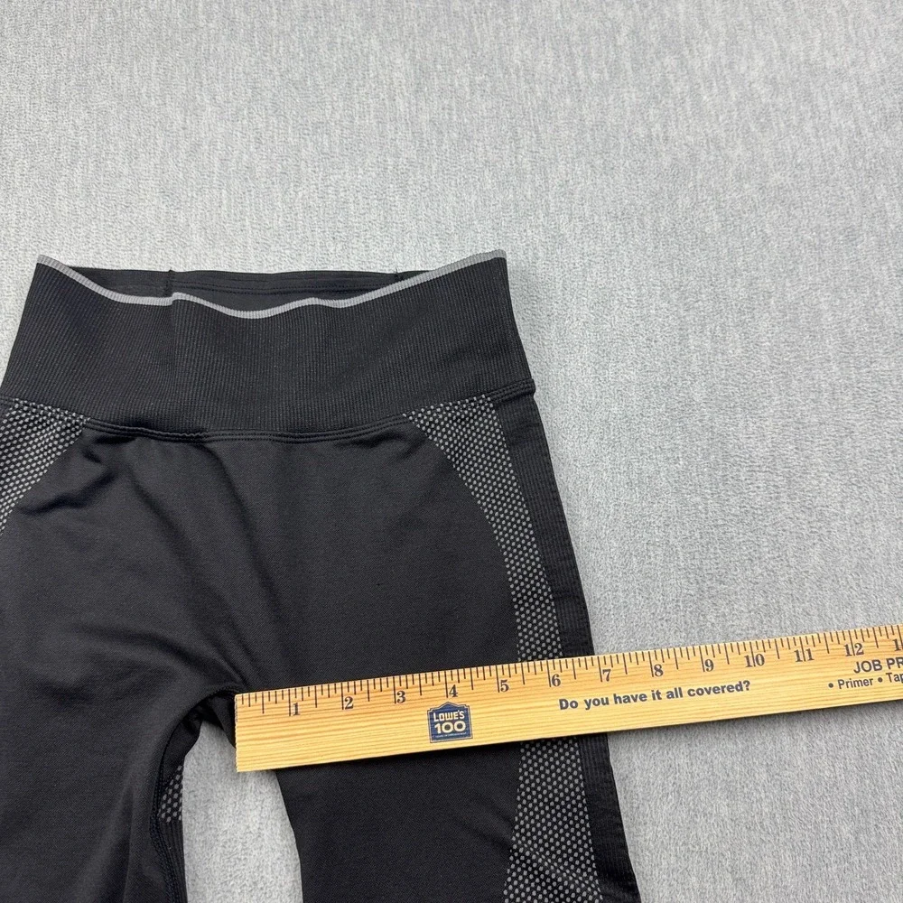 Victoria Secrets Leggings Womens Small Black Seamless Tight Pink Active Gym Yoga
